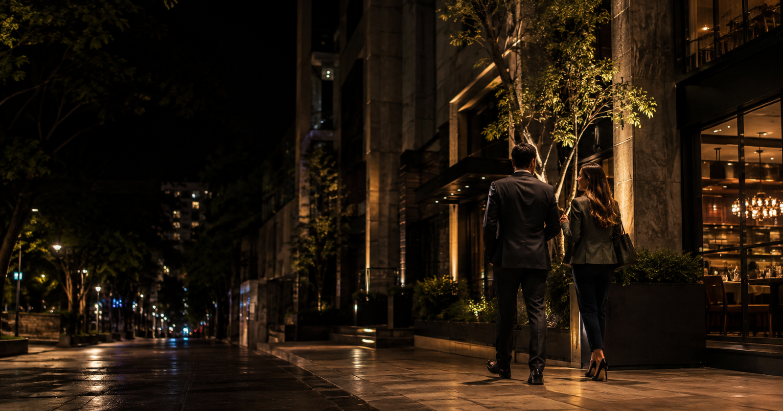 noche de negocios en Polanco